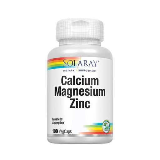 Solaray Multi Vitamins Solaray Calcium Magnesium Zinc 100 Capsules (4540980199539)