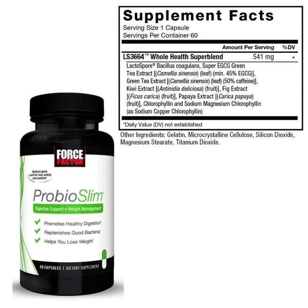 Force Factor Digestive Health Force Factor ProbioSlim 60 Capsules