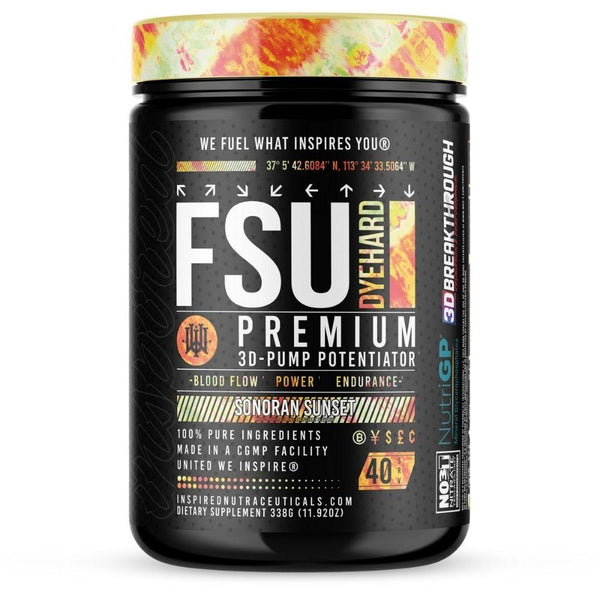 Inspired Nutraceuticals Nitric Oxide Inspired FSU Dyehard 40 Servings