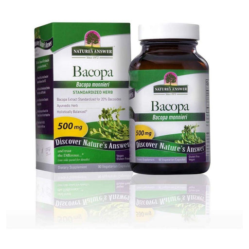 Nature's Answer Herbs Nature's Answer Bacopa 500mg 90 Capsules