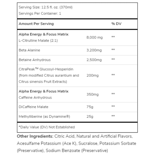 AP Sports Regimen Drinks Rainbow Candy Alpha Prime Pre Workout RTD 12 Case