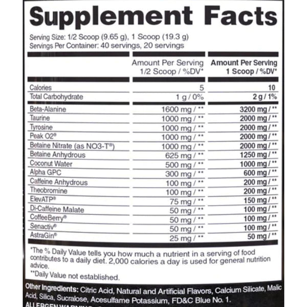 Apollon Nutrition Pre-Workouts Apollon Assassin LionHeart 40 Servings