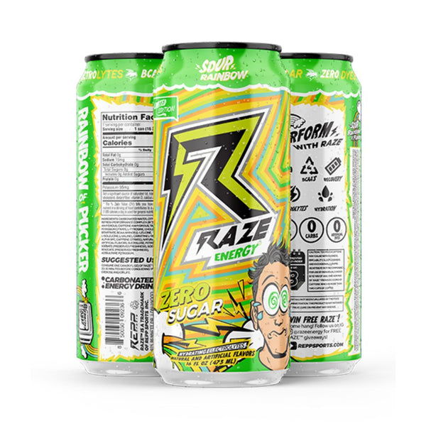 REPP SPORTS Drinks Sour Rainbow REPP Sports Raze Energy 12/Case