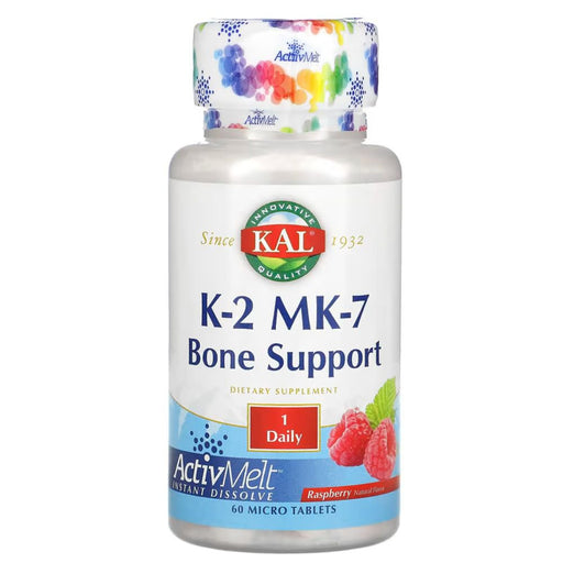 Kal Vitamins & Minerals KAL K-2 MK-7 60 Micro Tablets