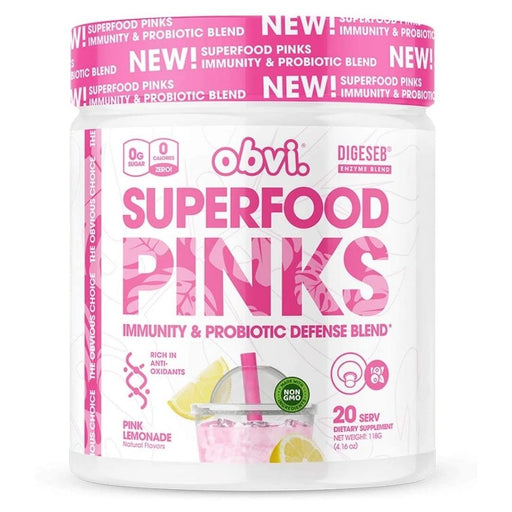 Obvi Digestive Health Obvi SuperFood Pink Immunity & Probiotic 20 Serving