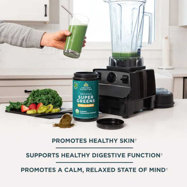 Ancient Nutrition Personal Care& - Hygeine Ancient Nutrition Super Greens + Collagen 25 Servings