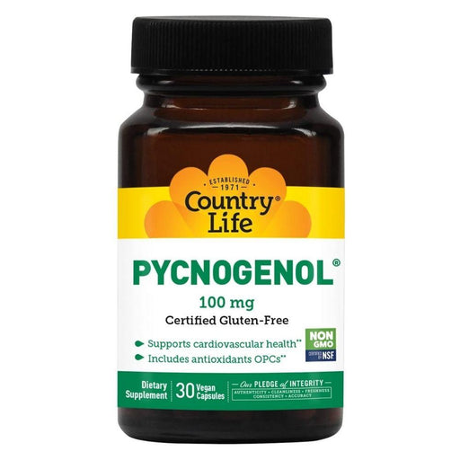 Country Life Vitamins & Minerals Country Life Pycnogenol 100mg 30 Capsules