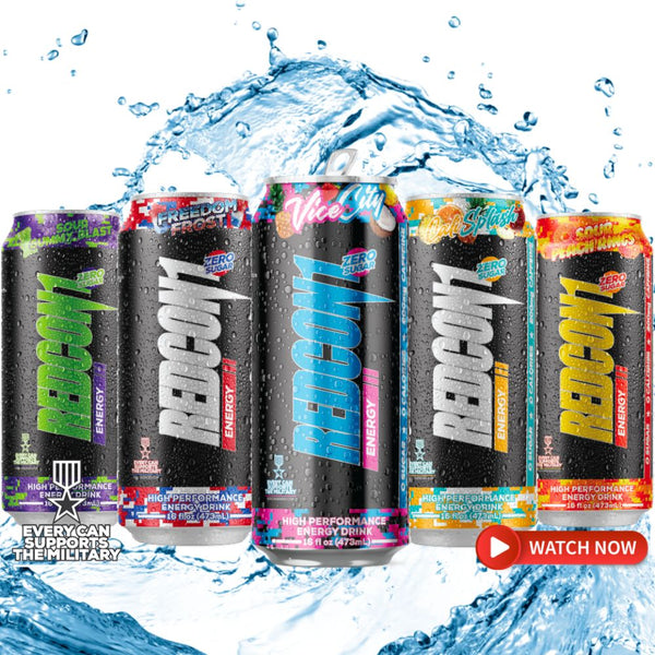 Redcon 1 Drinks Freedom Frost Redcon1 Energy Drink 12 Case