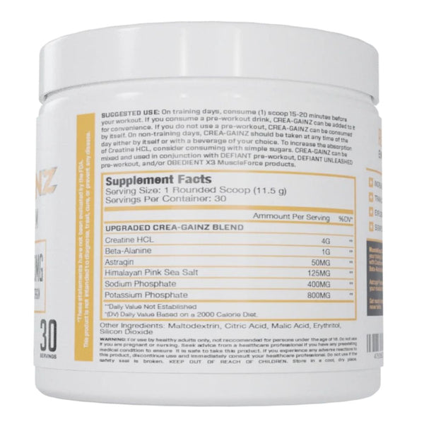 MuscleForce Creatine MuscleForce Crea-Gainz 30 Servings