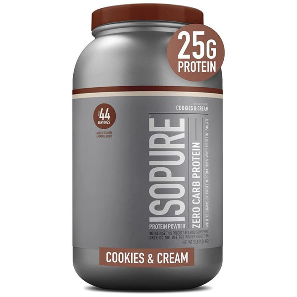 Nature's Best Protein Powders Cookies & Cream Nature's Best Isopure Zero Carb 3 Lbs