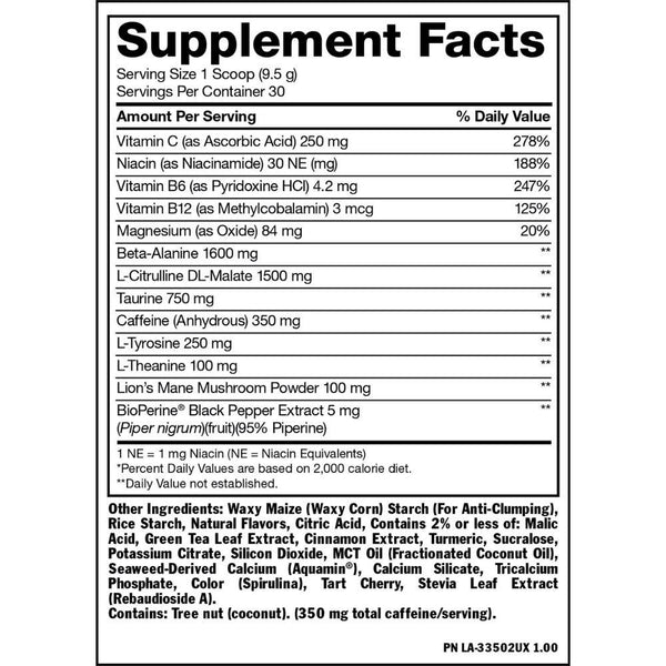 Mutant Pre-Workouts Blue Raspberry Mutant Madness 30 Servings