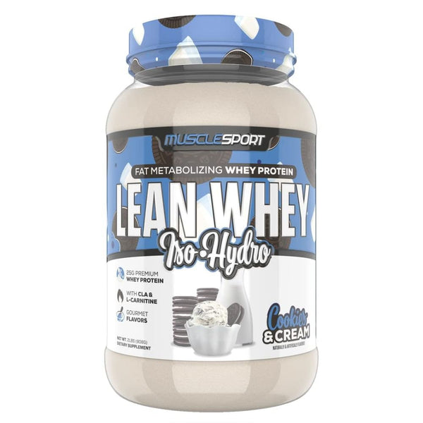 Muscle Sport Protein Powders Cookies & Cream Muscle Sport Lean Whey Revolution 2lb