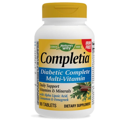 Nature's Way Multi Vitamins Default Nature's Way Completia Diabetic Complete Multi 90 Tablets