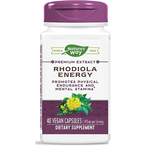 Enzymatic Therapy Herbs Nature's Way Rhodiola Energy 40 Capsules