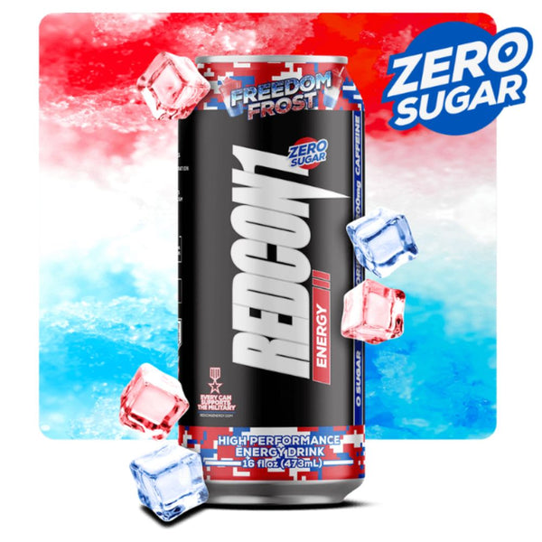 Redcon 1 Drinks Freedom Frost Redcon1 Energy Drink 12 Case