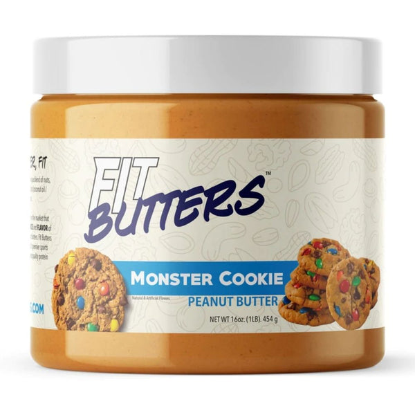 Fit Butters Foods Juices Monster Cookie PB Fit Butters High Protein Nut Butter Spreads 16oz