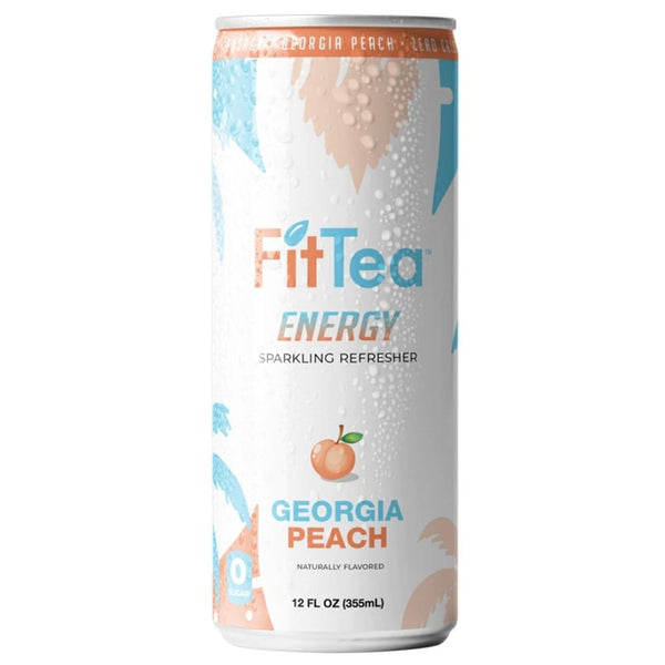 Fit Tea Energy Drinks Georgia Peach Fit Tea Energy 12 Case