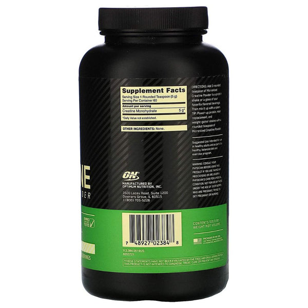 Optimum Nutrition Sports Nutrition & More Optimum Nutrition Creatine Powder 300 Grams