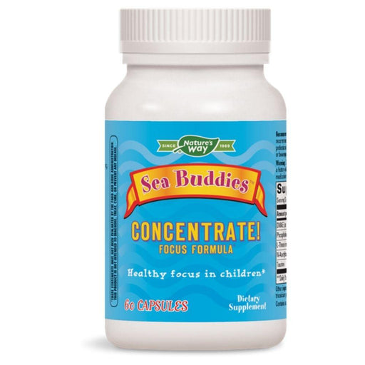 Enzymatic Therapy Specialty Health Products Default Nature's Way Sea Buddies Concentrate! Focus Formula 60 Capsules (1785405669420)