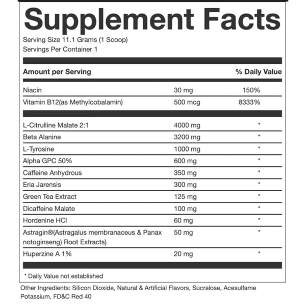 Darkside Supps Pre-Workouts Darkside Supps Ultra Pre Extreme Massacre 25 Servings