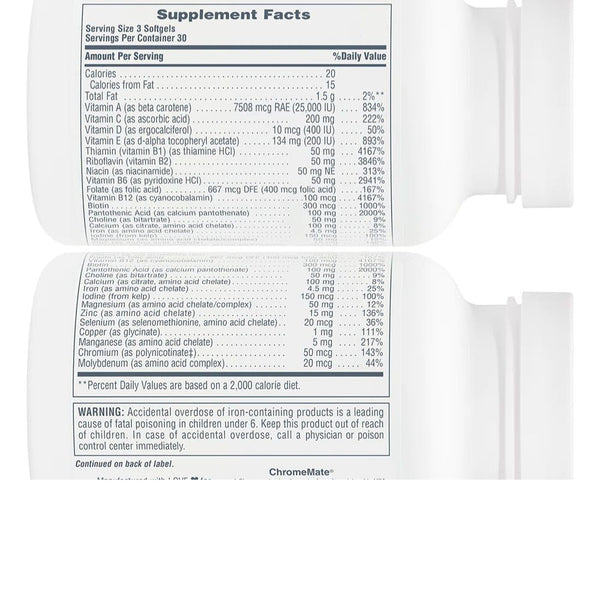 Nature's Plus Vitamins, Minerals, Herbs & More Nature's Plus Regeneration Multivitamin 90 Softgels