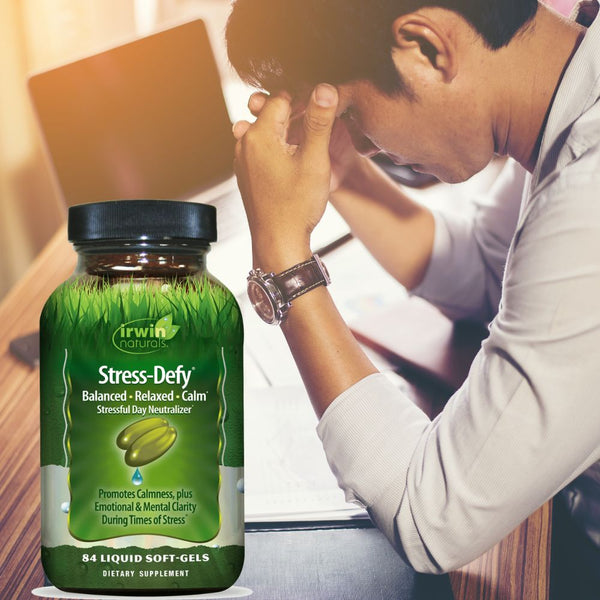 Irwin Naturals Nootropics Irwin Naturals Stress Defy PM 84 Soft Gels