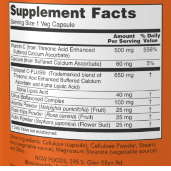 Now Foods Vitamins & Minerals Now Foods Alphasorb-C 500 180 Capsules