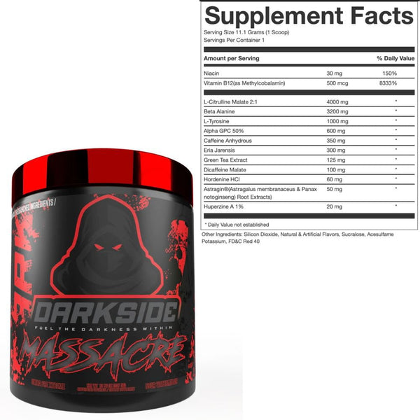 Darkside Supps Pre-Workouts Darkside Supps Ultra Pre Extreme Massacre 25 Servings