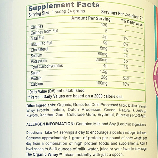 Top Secret Nutrition Protein Powders Chocolate Fudge Milkshake Top Secret Nutrition The Organic Whey Protein 2lb