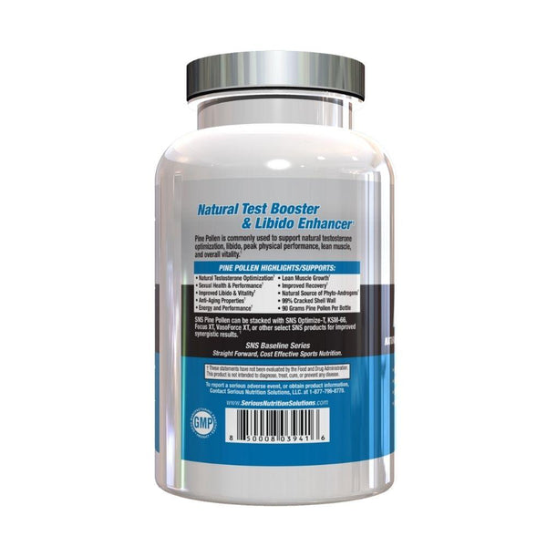 Serious Nutrition Solutions Sports Performance Recovery Serious Nutrition Solutions Pine Pollen 180 Capsules