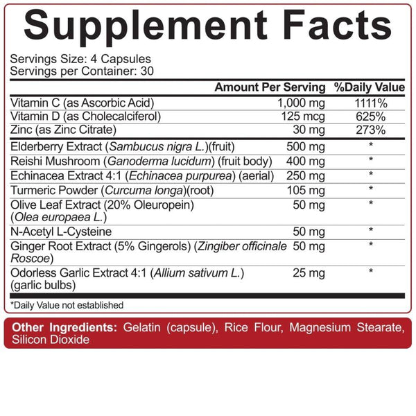 5% Nutrition Specialty Health Products 5% Nutrition Immune Defender 120 Capsules