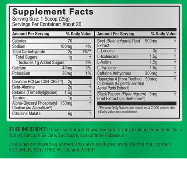 JYM Pre-Workouts JYM Brand Pre JYM Preworkout 20 Servings