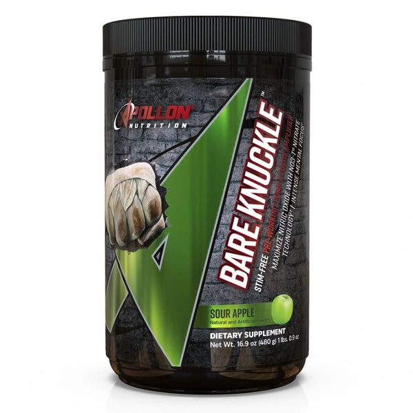 Apollon Nutrition Pre-Workouts Sour Apple Apollon Hooligan Bare Knuckle 40 Servings