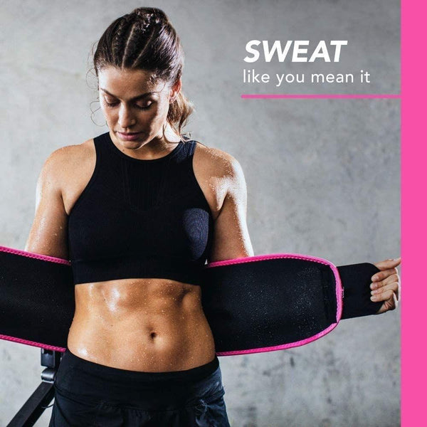 Sports Research Fat Burner Sweet Sweat Waist Trimmer Pink Medium