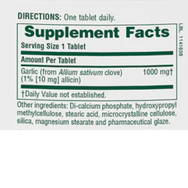 Nature's Plus Specialty Health Products Nature's Plus Ultra Garlite 1000mg 90 Tablets