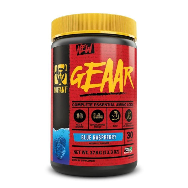 Mutant Amino Acids Blue Raspberry Mutant GEAAR 30 Servings