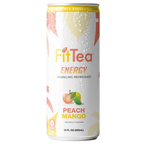 Fit Tea Energy Drinks Peach Mango Fit Tea Energy 12 Case
