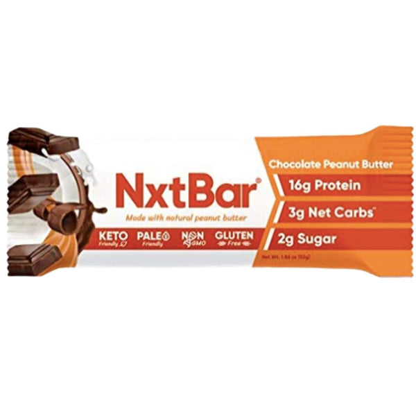 NXT Bar Bars Chocolate Peanut Butter NXT Bar 12/Box (4467901562995)