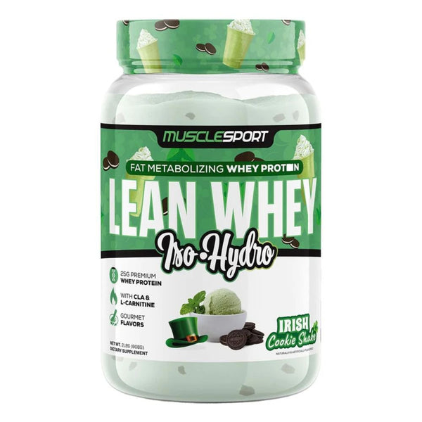 Muscle Sport Protein Powders Irish Cookie Shake Muscle Sport Lean Whey Revolution 2lb