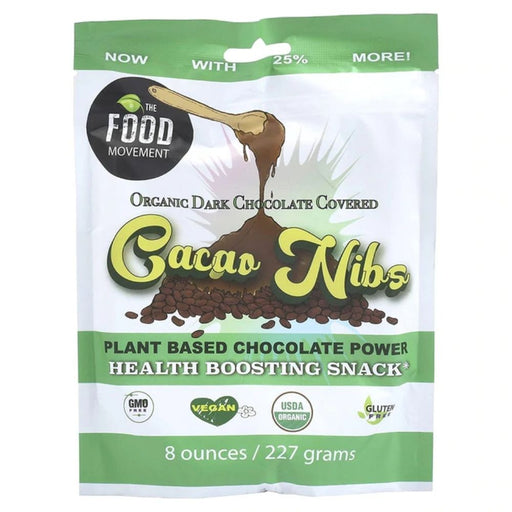 The Food Movement Foods & - Juices TFM Dark Chocolate Covered Cacao Nibs 8oz