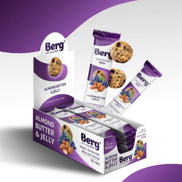 Berg Bites Bars Almond Butter and Jelly Berg Bites 8 Box