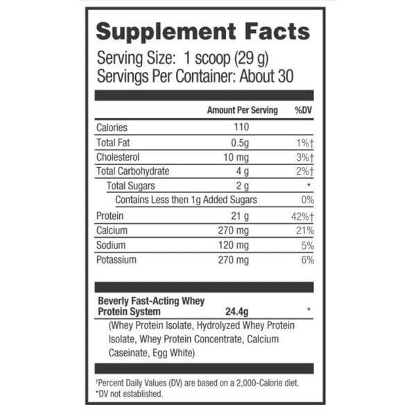 Beverly International Sports Nutrition & More Beverly International Muscle Provider Protein 30 Servings
