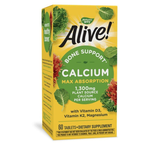 Nature's Way Vitamins & Minerals Nature's Way Alive! Calcium 60 Tablets
