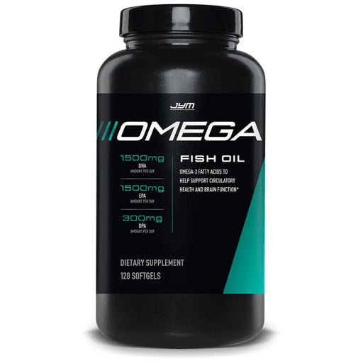 JYM Essential Fatty Acids & - Oils JYM Brand Omega Fish Oil 120 Softgels