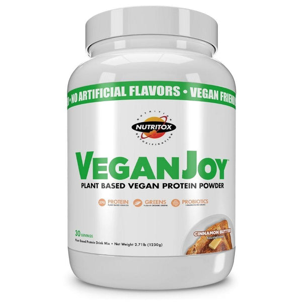 Nutritox Protein Powders Cinnamon Butter Nutritox VeganJoy Plant Protein 30 Servings