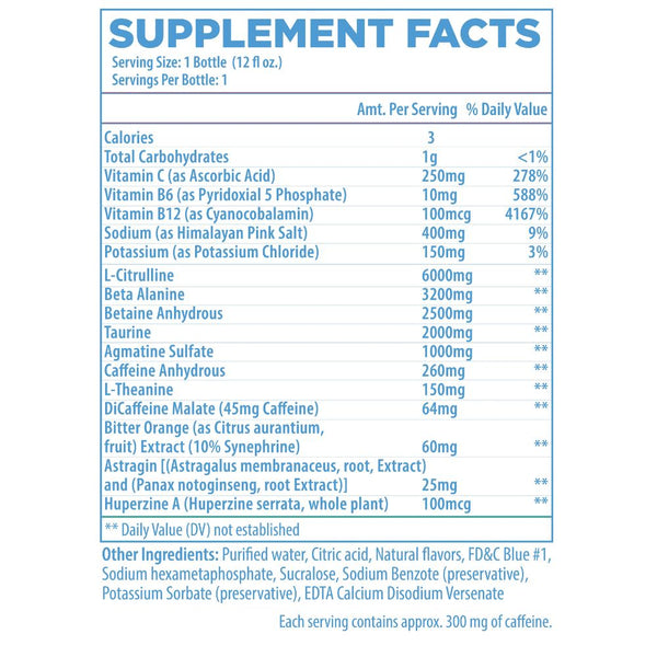 Raw Drinks Raw CBUM Thavage Ready To Drink (RTD) Preworkout 12 Case