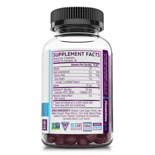 ZHOU Digestive Health ZHOU Gut Guru Probiotic Gummies 60ct