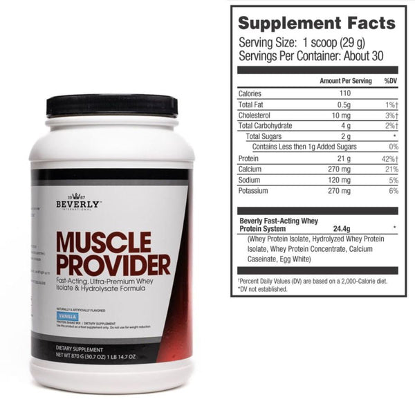 Beverly International Sports Nutrition & More Beverly International Muscle Provider Protein 30 Servings