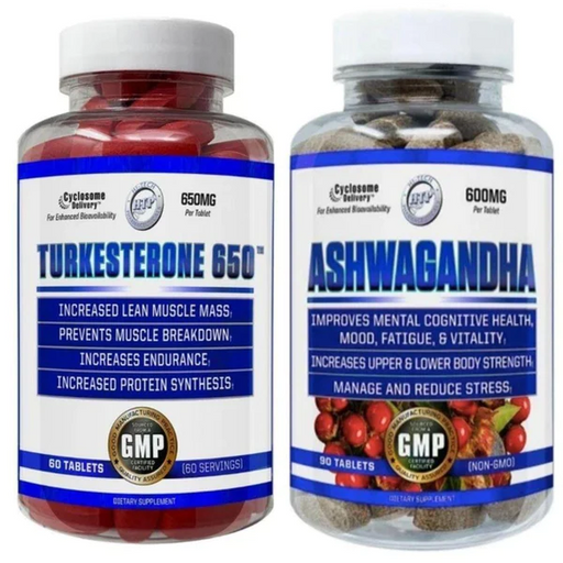 Hi-Tech Pharmaceuticals Hi-Tech Pharmaceuticals Turkesterone Ashwagandha Stack