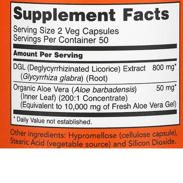 Now Foods Herbs Now Foods DGL 400mg 100 Lozenges